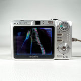 Modern 2006 Sony Cyber-shot 🔴 BROKEN LCD 🔴 DSC-W70 7.2MP Digital Camera