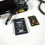 Modern 2010 Nikon Coolpix S6000 Silver Digital Camera
