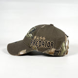 Vintage Y2K Bass Predator Camo Fishing Hat