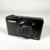 Modern 2009 Canon PowerShot S90 🔴 BROKEN LCD 🔴 10MP Digital Camera