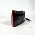 Modern 2012 Nikon Coolpix S205 Red 12MP Digital Camera