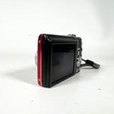 Modern 2012 Nikon Coolpix S205 Red 12MP Digital Camera