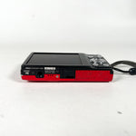 Modern 2012 Nikon Coolpix S205 Red 12MP Digital Camera