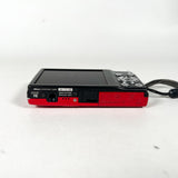 Modern 2012 Nikon Coolpix S205 Red 12MP Digital Camera