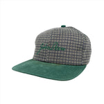 Vintage 90's John Deere Script Plaid Hat