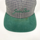 Vintage 90's John Deere Script Plaid Hat