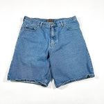 Vintage Y2K Route 66 Relaxed Fit Denim Shorts