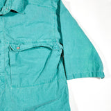 Vintage 80's Shark Safari Teal Utility Button Up Shirt