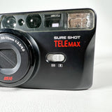 Vintage 1991 Canon Sure Shot Telemax 🟡 BAD COUNTER 🟡 35mm Film Camera
