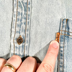 Vintage 90's Levi's Orange Tab Light Wash Denim Shirt
