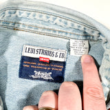 Vintage 90's Levi's Orange Tab Light Wash Denim Shirt