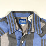 Vintage 80's Wrangler Western Striped Pearl Snap Shirt