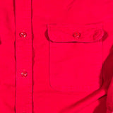Vintage 70's Big Mac Red Flannel Button-Up Shirt