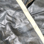 Vintage 90's Arizona Black Leather Cafe Racer Jacket