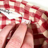Vintage 80’s Woolrich Red Buffalo Check Flannel Shirt