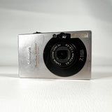 Modern 2007 Canon PowerShot SD1000 Digital ELPH 7.1MP Silver Digital Camera