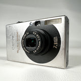 Modern 2007 Canon PowerShot SD1000 Digital ELPH 7.1MP Silver Digital Camera