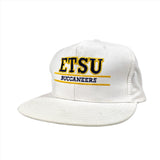 Vintage 90's ETSU Buccaneers Split Bar Hat