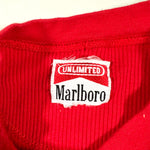 Vintage 90’s Marlboro Unlimited Red Thermal Henley Long Sleeve Shirt