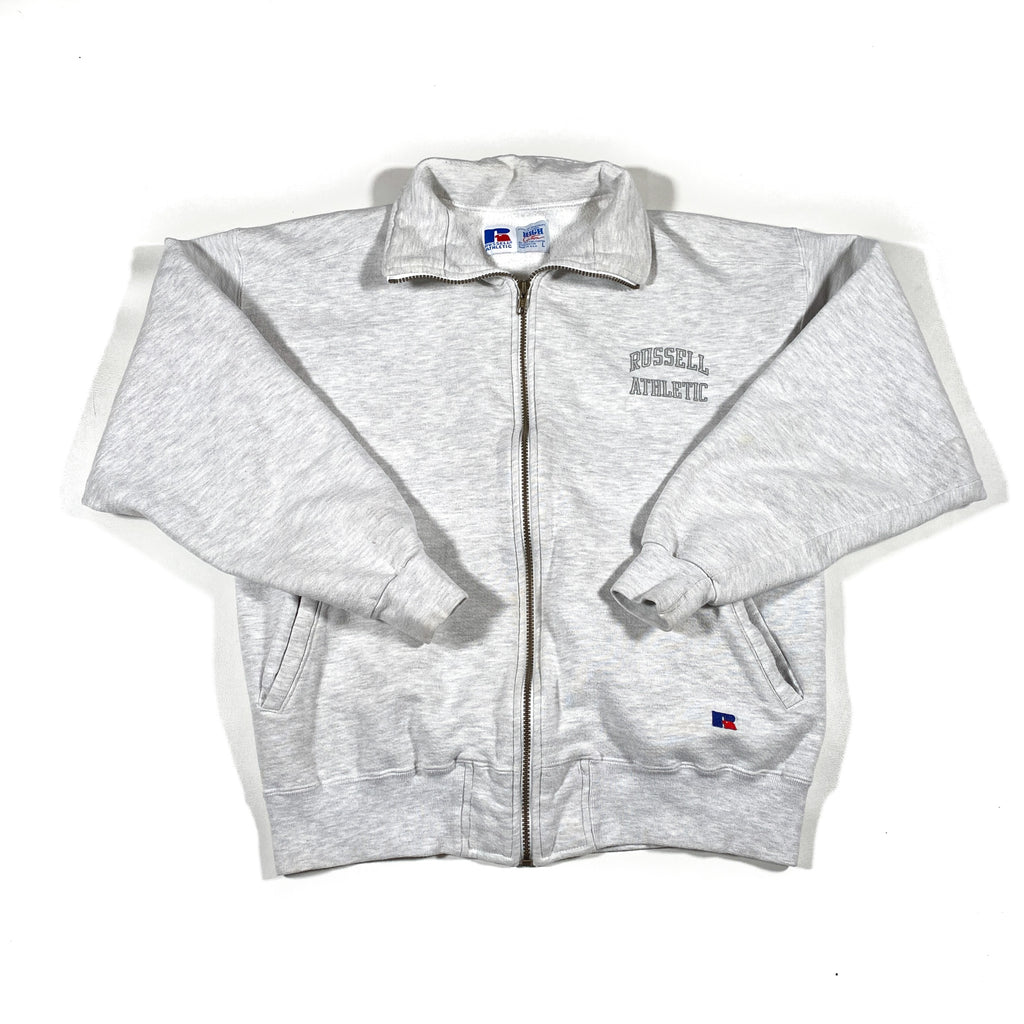 Vintage 90's Russell Athletic Full Zip Track Sweatshirt 