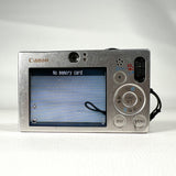 Modern 2007 Canon PowerShot SD1000 Digital ELPH 7.1MP Silver Digital Camera