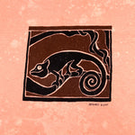 Vintage 2001 Artworks Chameleon Graphic USA Made T-Shirt