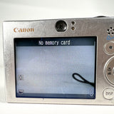 Modern 2007 Canon PowerShot SD1000 Digital ELPH 7.1MP Silver Digital Camera