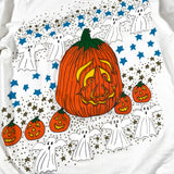 Vintage 90's Jack O'Lantern & Ghost Crewneck Sweatshirt