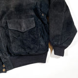 Vintage 90's JLC Suede Leather Bomber Jacket