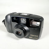 Vintage 1994 Pentax IQZoom 80-E 38-80mm Point & Shoot 35mm Film Camera