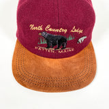 Vintage 90's North Country Lodge Patten ME Bear Hat