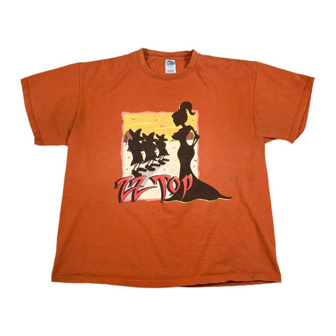 Vintage 2004 ZZ Top Summer Tour Sunset Graphic T-Shirt