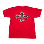 Vintage 2003 Orange County Choppers Tribal Cross Graphic T-Shirt