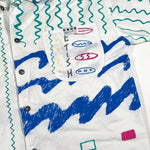 Vintage 1987 Surf Fetish California Graphic Button Up Shirt