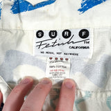 Vintage 1987 Surf Fetish California Graphic Button Up Shirt