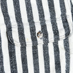 Vintage 80's Fieldmaster USA Black & White Striped Flannel Shirt