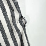 Vintage 80's Fieldmaster USA Black & White Striped Flannel Shirt