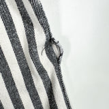 Vintage 80's Fieldmaster USA Black & White Striped Flannel Shirt