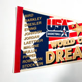 Vintage 1992 USA Basketball Dream Team Olympics Pennant