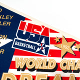 Vintage 1992 USA Basketball Dream Team Olympics Pennant