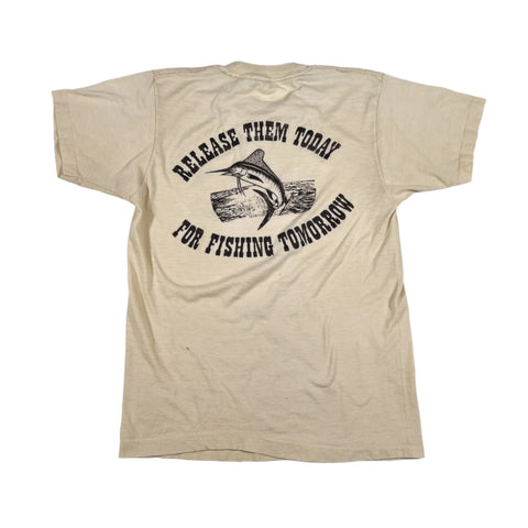 Vintage 70's Cape May County Marlin Tournament Fishing T-Shirt