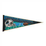 Vintage 1995 Carolina Panthers Kickoff NFL Pennant