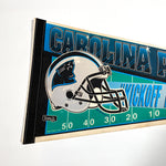 Vintage 1995 Carolina Panthers Kickoff NFL Pennant