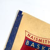 Vintage 80's Naismith Memorial Basketball Hall of Fame Pennant