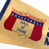 Vintage 80's Naismith Memorial Basketball Hall of Fame Pennant