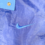 Vintage 90's Nike Spellout Blue Windbreaker Jacket