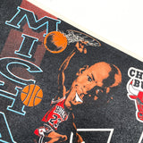 Vintage 90's Michael Jordan Chicago Bulls Salem Sportswear Pennant