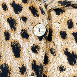 Vintage 90's Painted Pony Animal Print Cropped Blazer Jacket