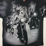 Vintage 1994 Daytona Beach Bike Week 3D Emblem AOP T-Shirt