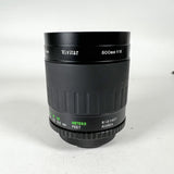 Vintage 90's Vivitar 500mm f/8 Mirror Macro Minolta A Mount Camera Lens